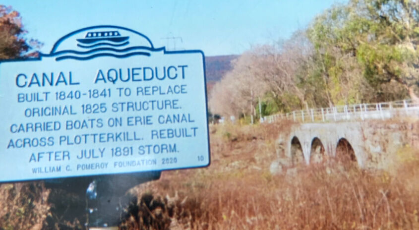 The Aqueduct of the Arches Historical Marker