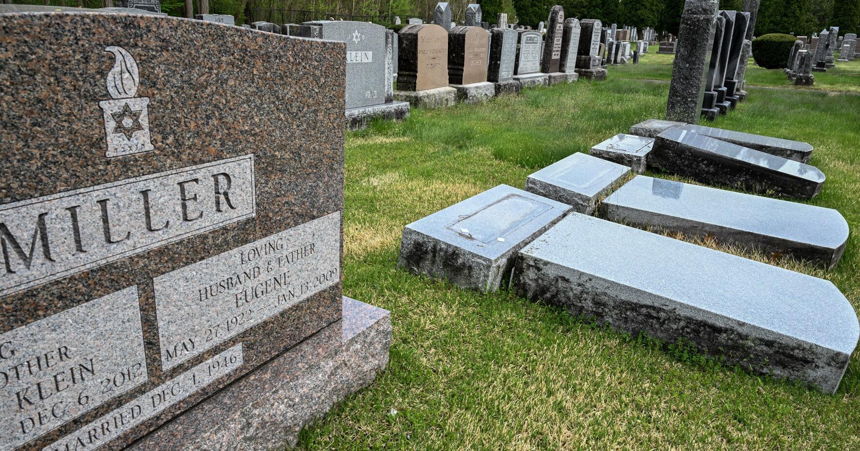 Rotterdam Jewish cemetery vandalized, headstones damaged - Vimarsana News