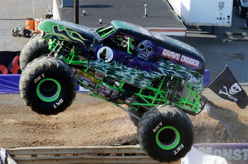 Monster Jam's female driver not afraid to step on it