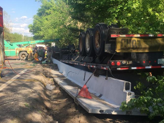 Massachusetts man airlifted after tractor-trailer crash