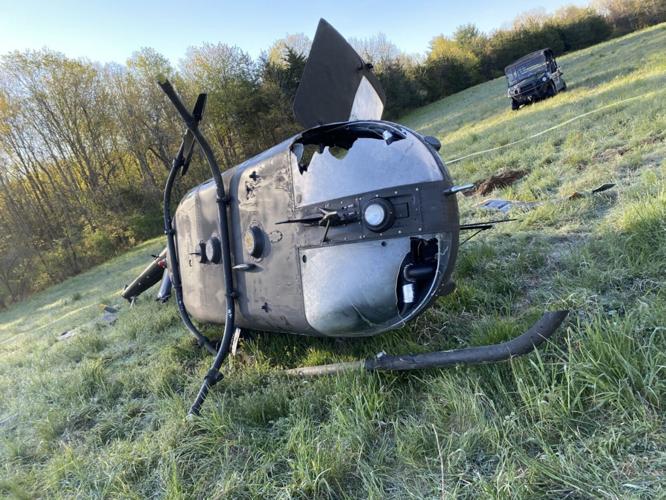 No injuries in Livingston helicopter crash