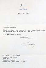 Letter from Carter