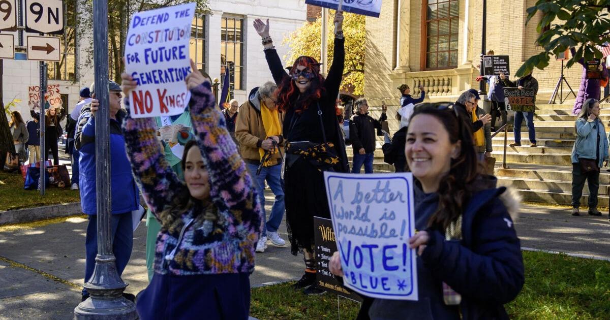 Photos: No Kings rally Saturday in Saratoga Springs Oct 18, 2026 1 min ago