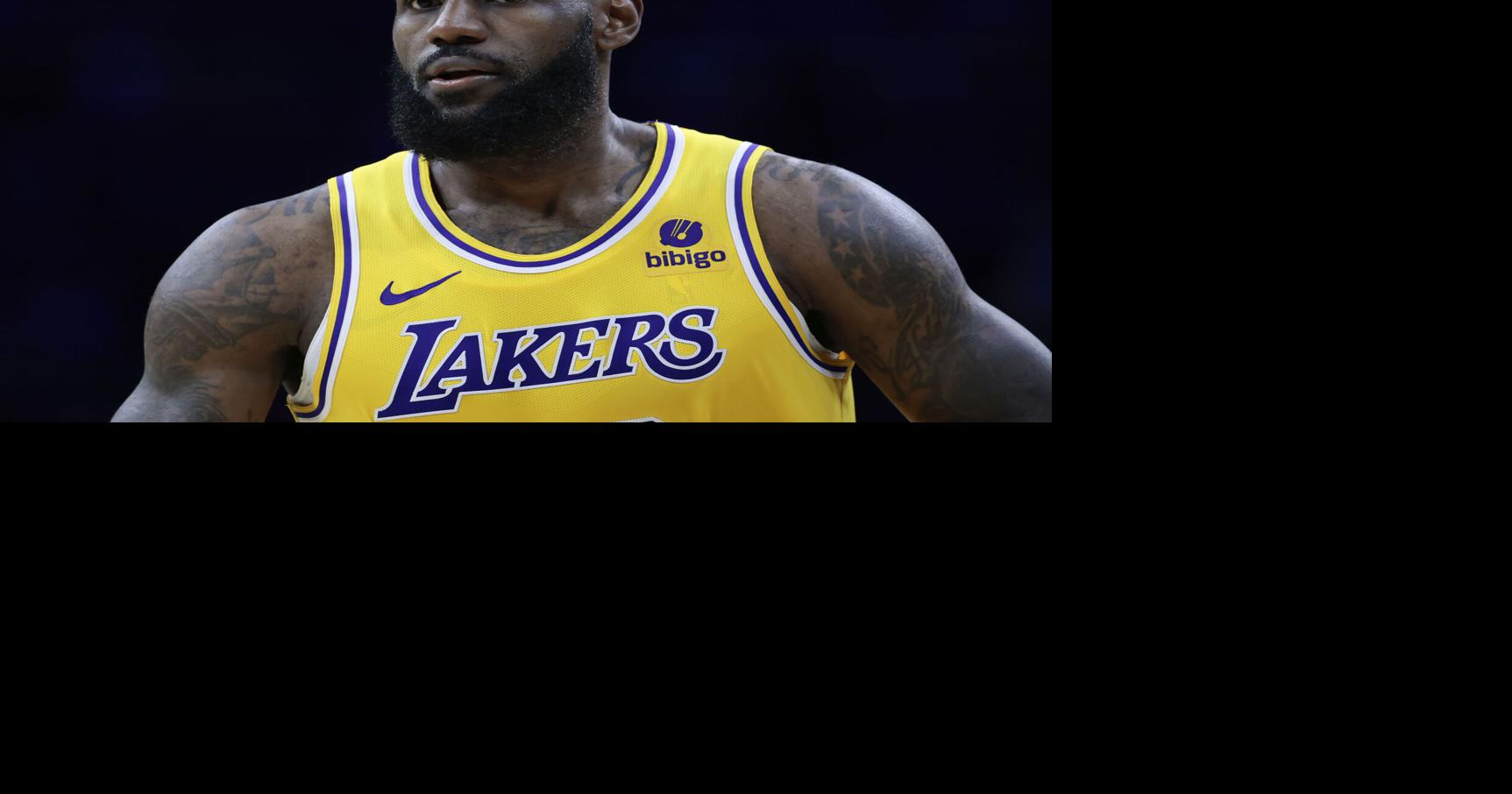 LeBron James is ditching his Lakers jersey for a Sixers one.