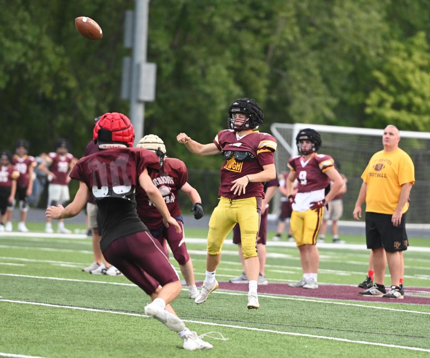 Fonda-Fultonville quarterback Mason Smith in action