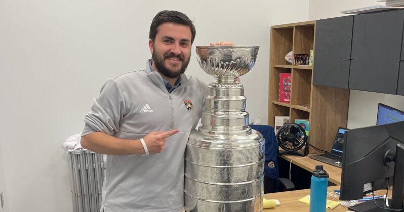 Tommy Harding Photos: Union grad Tommy Harding with Stanley Cup | Photo Galleries ...
