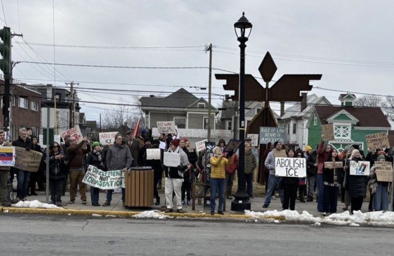 Liberal Protesters Liberal groups protest Trump administration in Hudson | Columbia County ...