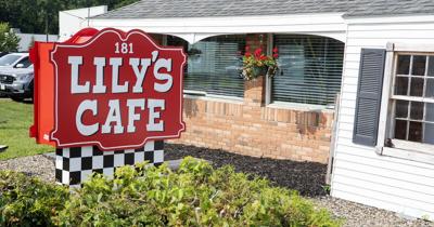 Lily's Cafe sign