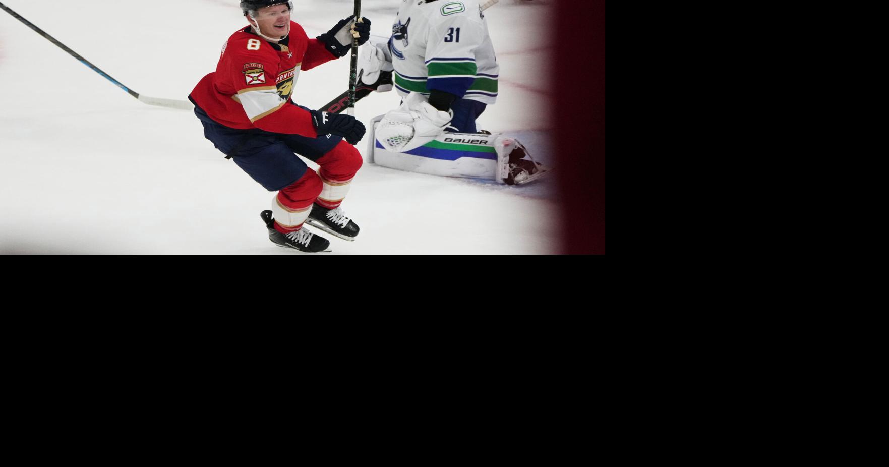 Brady Tkachuk completes his 2nd straight natural hat trick in OT as Panthers stun Canucks AP Oct 15, 2026 6 mins ago