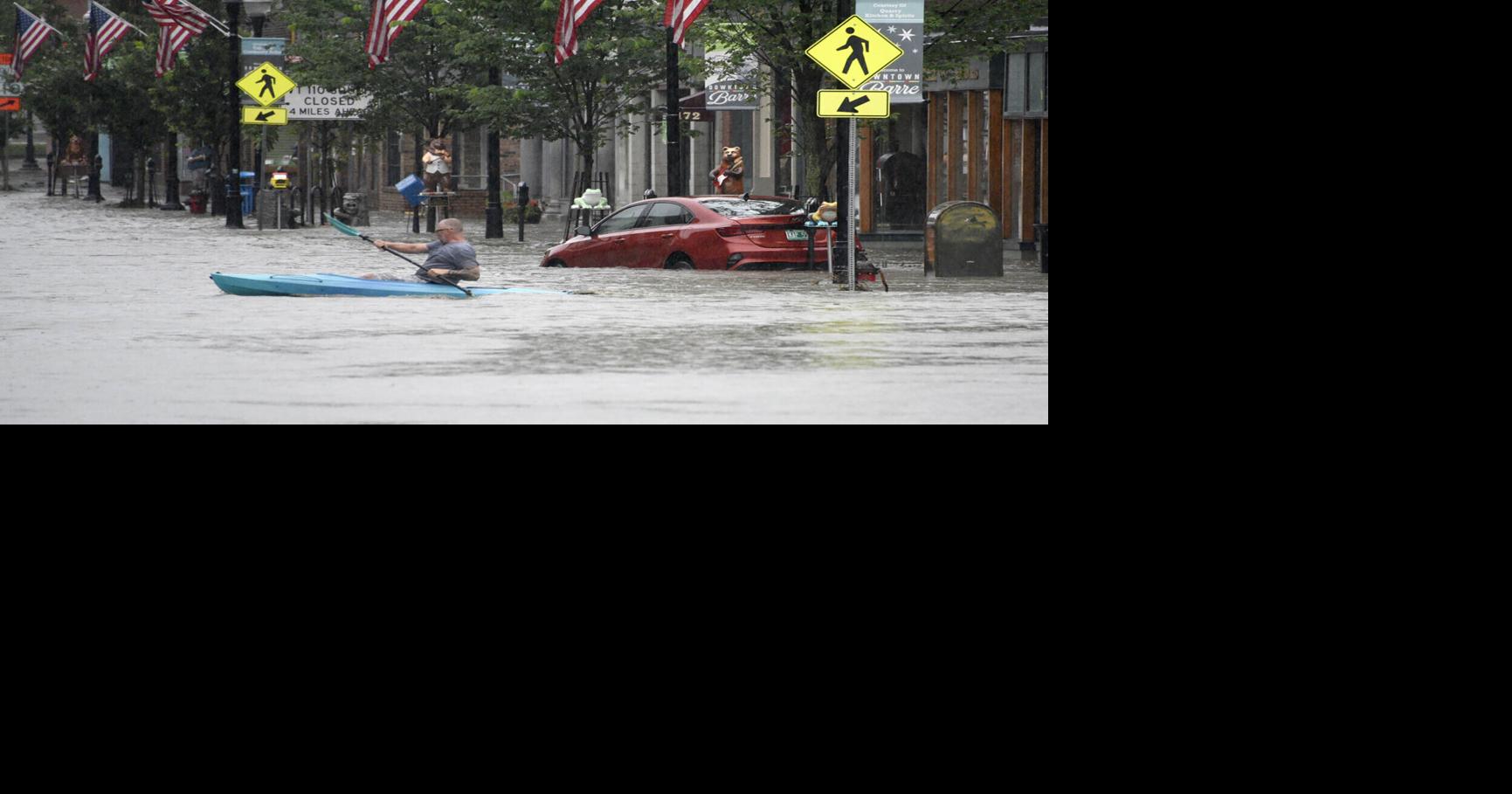 Surging river floods Vermont capital, crews rescue over 100 | News ...