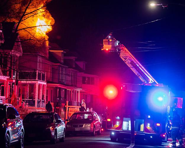 Firefighters battle blaze on Maplewood Avenue in Schenectady Sunday ...