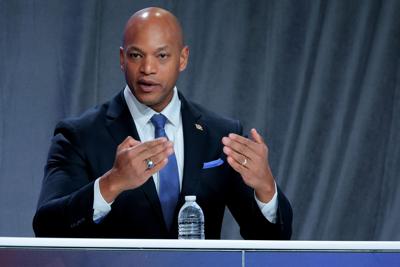 Wes Moore participates in a panel discussion about emergency preparedness for natural and man-made disasters during the National League of Cities: Congressional City Conference at the Marriott Marquis on March 10, 2025, in Washington, D.C. In 2026, Moor...