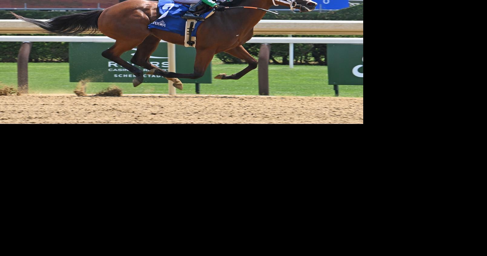 Filly Mythical challenges males and runs away with Tremont | Horse ...