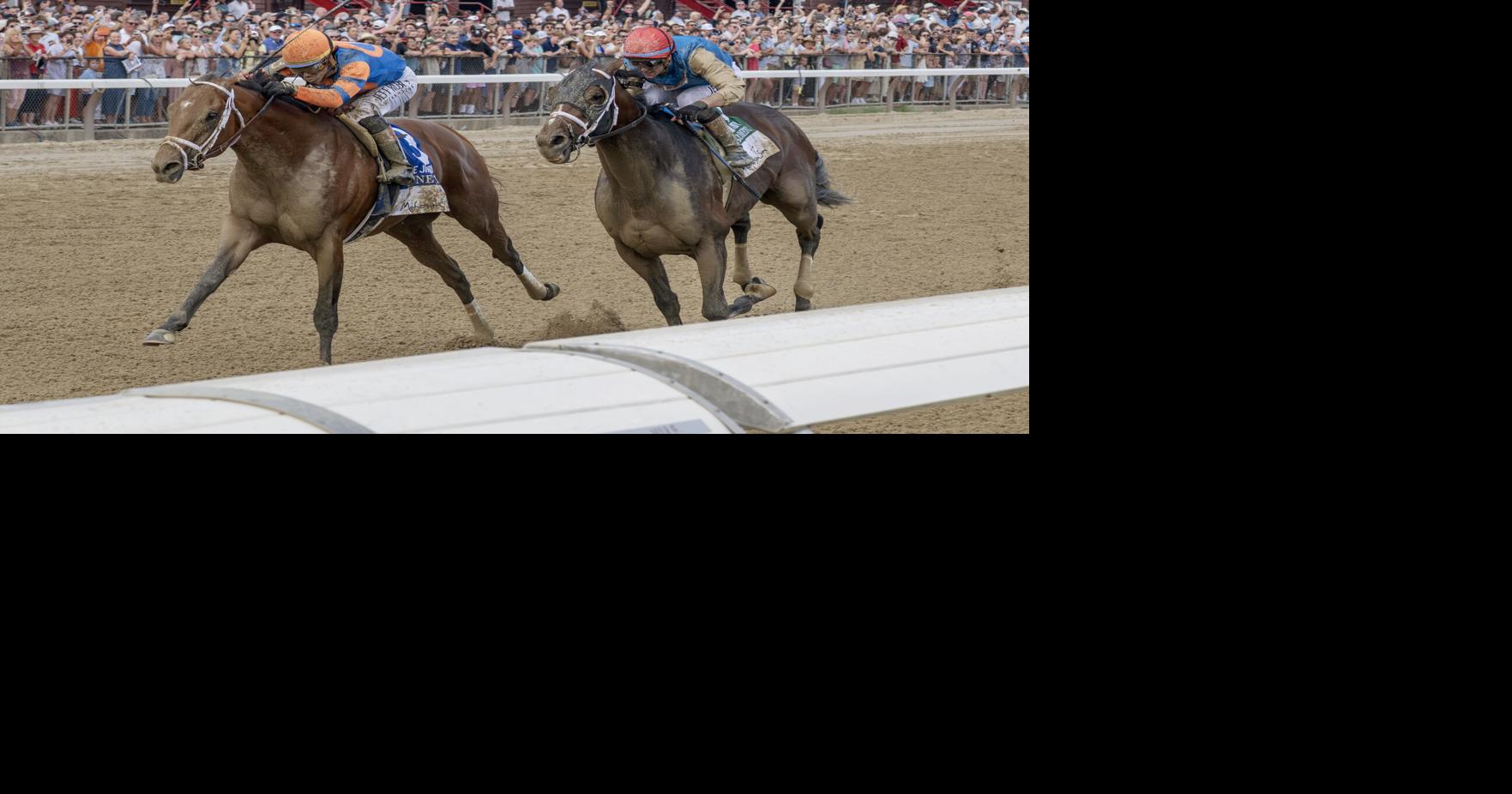 Renegade grinds out Jim Dandy win off patient ride