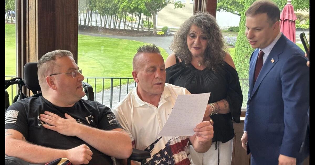 Constantino pledges to donate Congressional salary to wounded vet