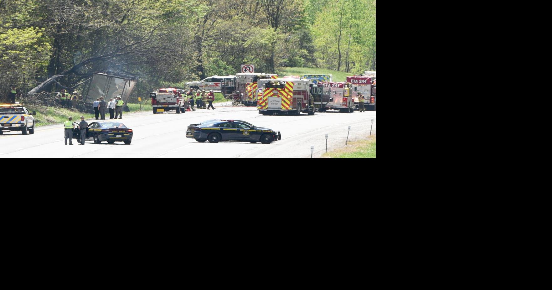 Fatal truck crash shuts down Northway in Wilton | News | dailygazette.com