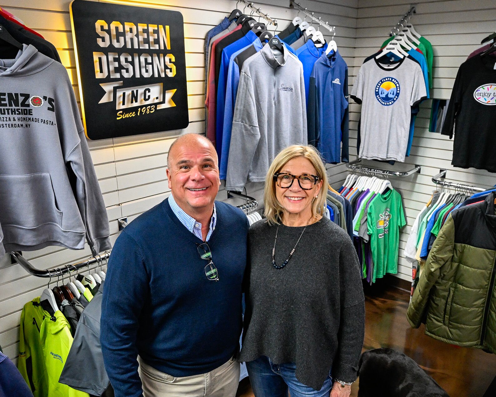 Screen Designs Inc. 40 Years of custom apparel in Colonie Biz