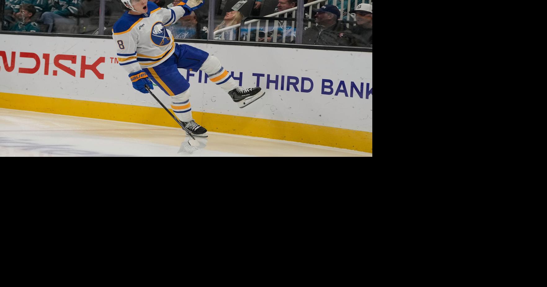 Colten Ellis makes 23 saves to lead the Sabres past the Sharks 2-0 By JOSH DUBOW - AP Sports Writer Oct 28, 2026 8 mins ago