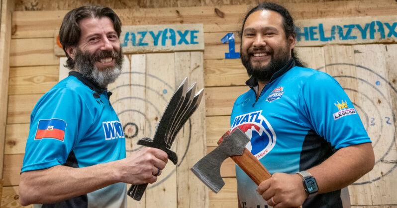 Local team makes axe, knife throwing world championship | News - Vimarsana News