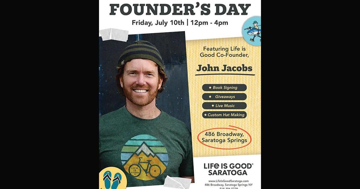 PODCAST: Life is Good co-founder John Jacobs to visit Saratoga