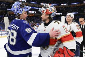 Panthers roll past Lightning in Game 5, advance to second round of Stanley Cup playoffs