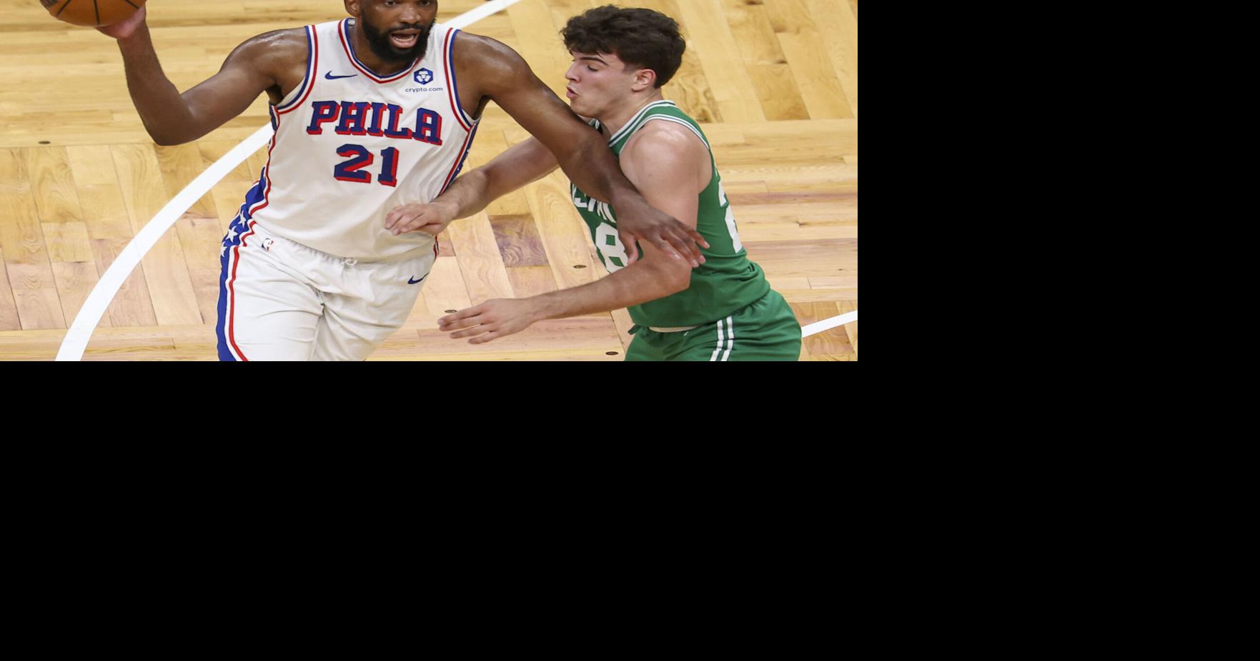 Philadelphia 76 ers center Joel Embiid does not want to see New Y ork Knicks fans in Xfinity Mobile Arena for their second-round playoff series.