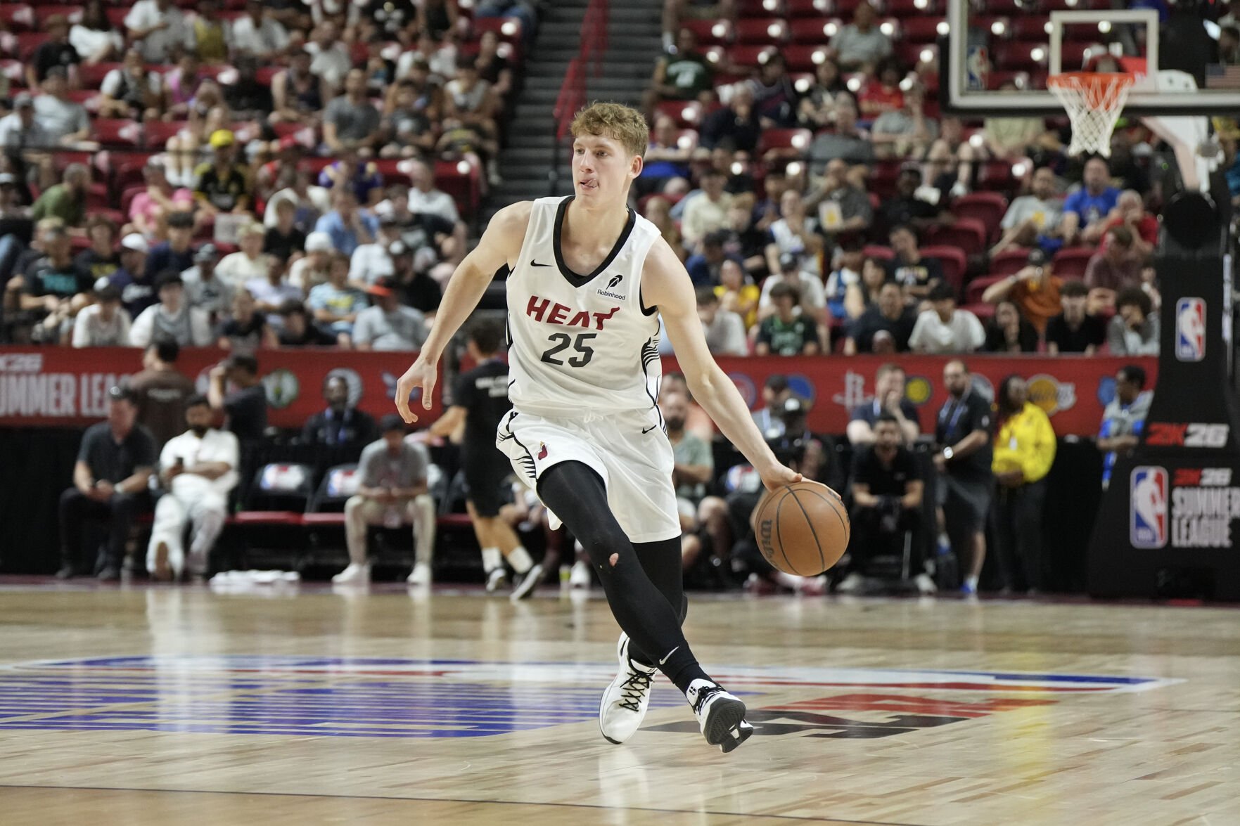 Summer still uneven for Kasparas Jakucionis as Heat fall to