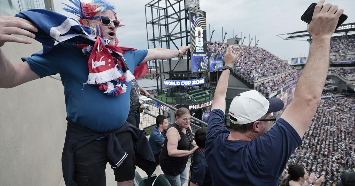 Jimmy Coilliot of Lille, France cheers after France took a 1-0 lead in the first half of their Group I World Cup match vs.