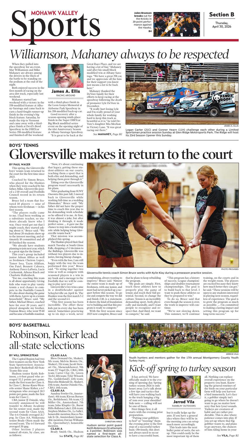 Jim Springstead Page B1 | The Recorder e-Edition | dailygazette.com