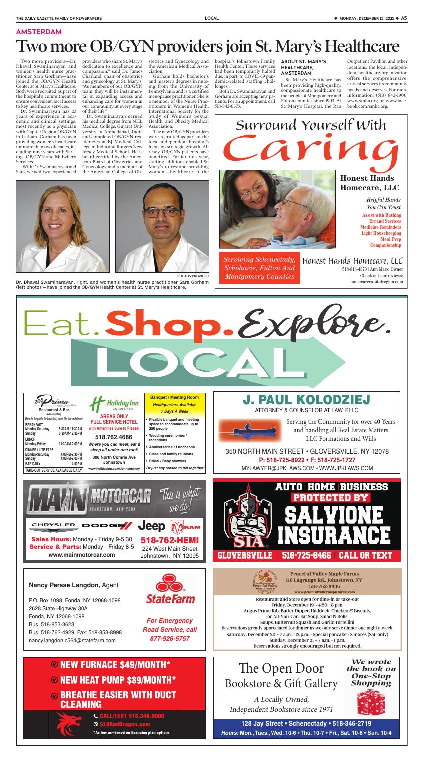 Page A5 | The Recorder e-Edition | dailygazette.com