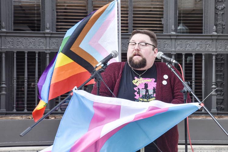Rally in support of trans youth in Ashland