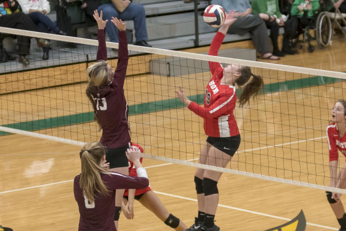 Carly Mullins attacks at the net.JPG