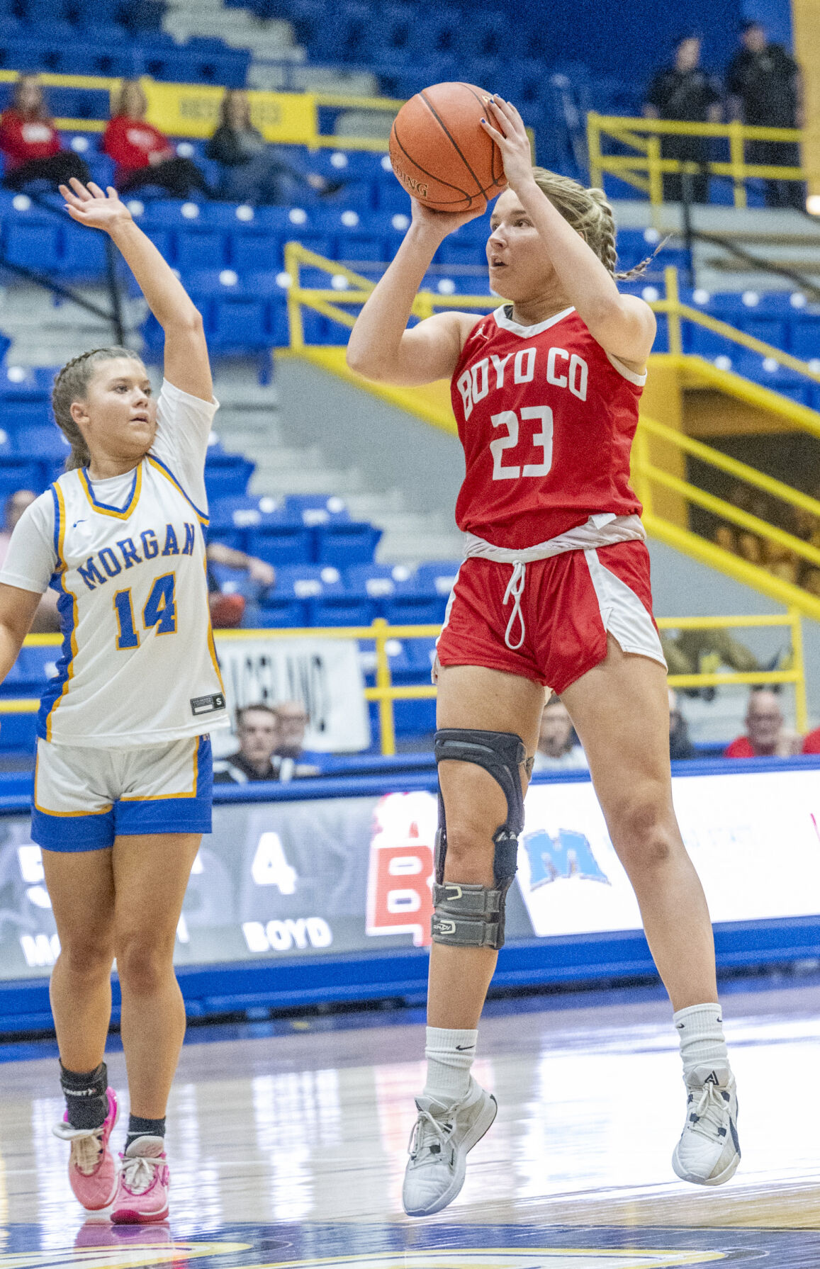 Boyd County Lions Triumph Over Morgan County Cougars in 16th Region Girls Quarters with Jordan and Biggs leading the Charge