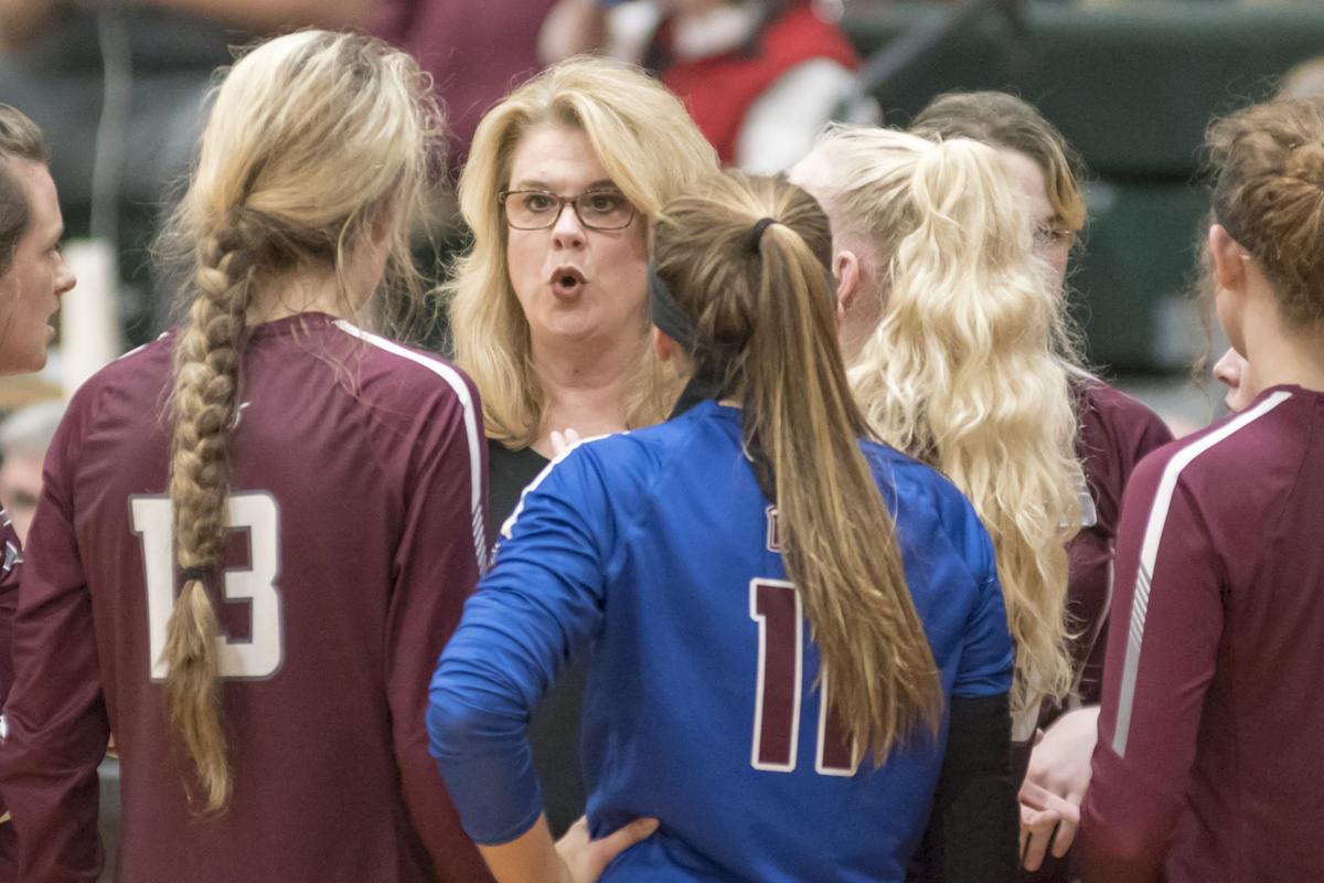 Christie Tackett in a timeout.JPG