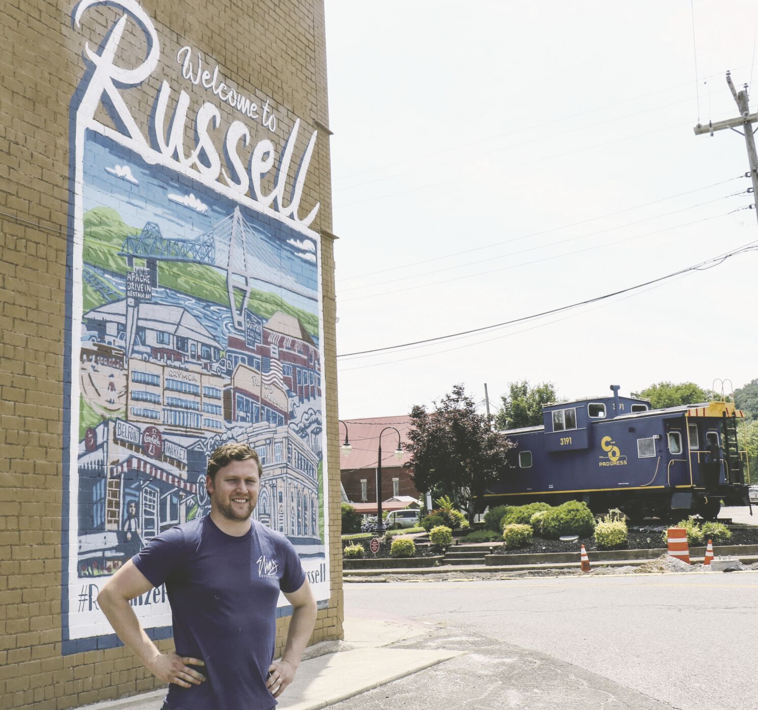 'Welcome to Russell': Local artist completes mural as part of bigger project | News - Vimarsana News