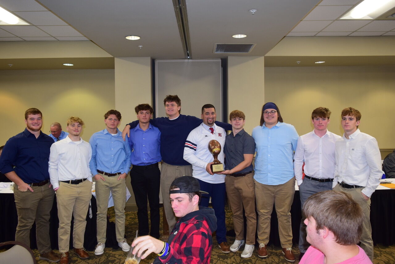 East Carter Football Team Wins Eastern Kentucky Conference Team Title with Strong Showing at Awards Banquet