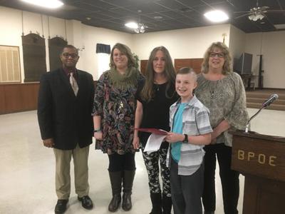aarp grandparent of the year essay winner named news crabbe principal and teacher uriah tolbert left with kristy minton laurie jenkins and her grandson brayden stefanich and grandparents essay chaiarman