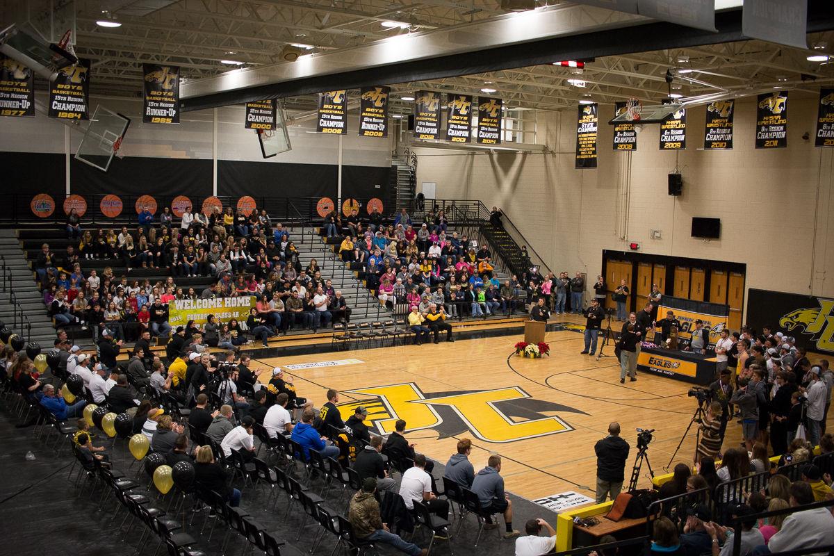 A hero’s Johnson Central football team returns home News