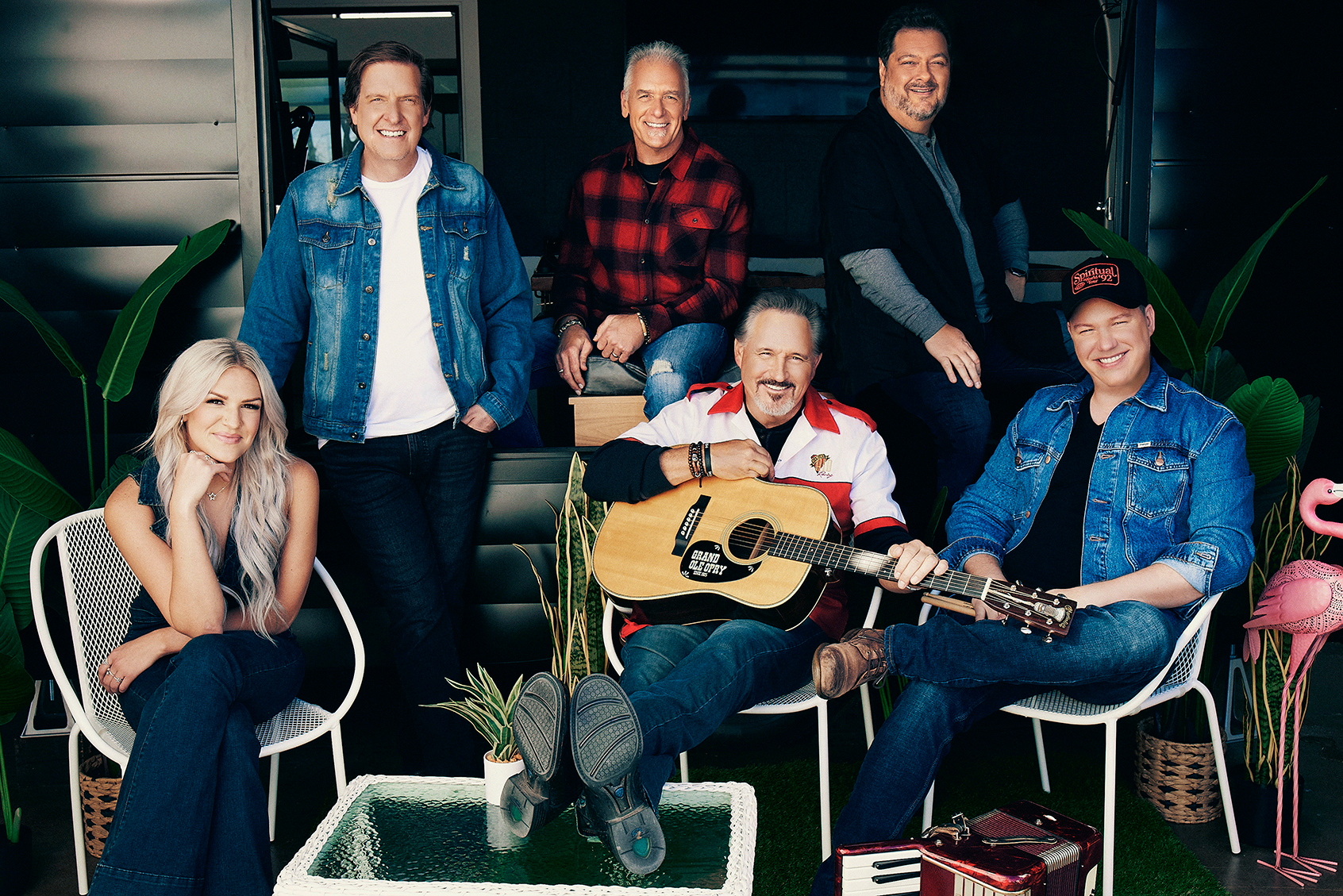 Country band Diamond Rio performing live for fans