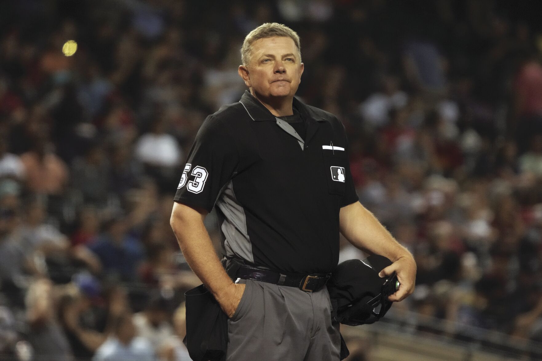 2022 World Series Umpire Pat Hoberg called perfect game in Astros Game 2  win  FOX Sports