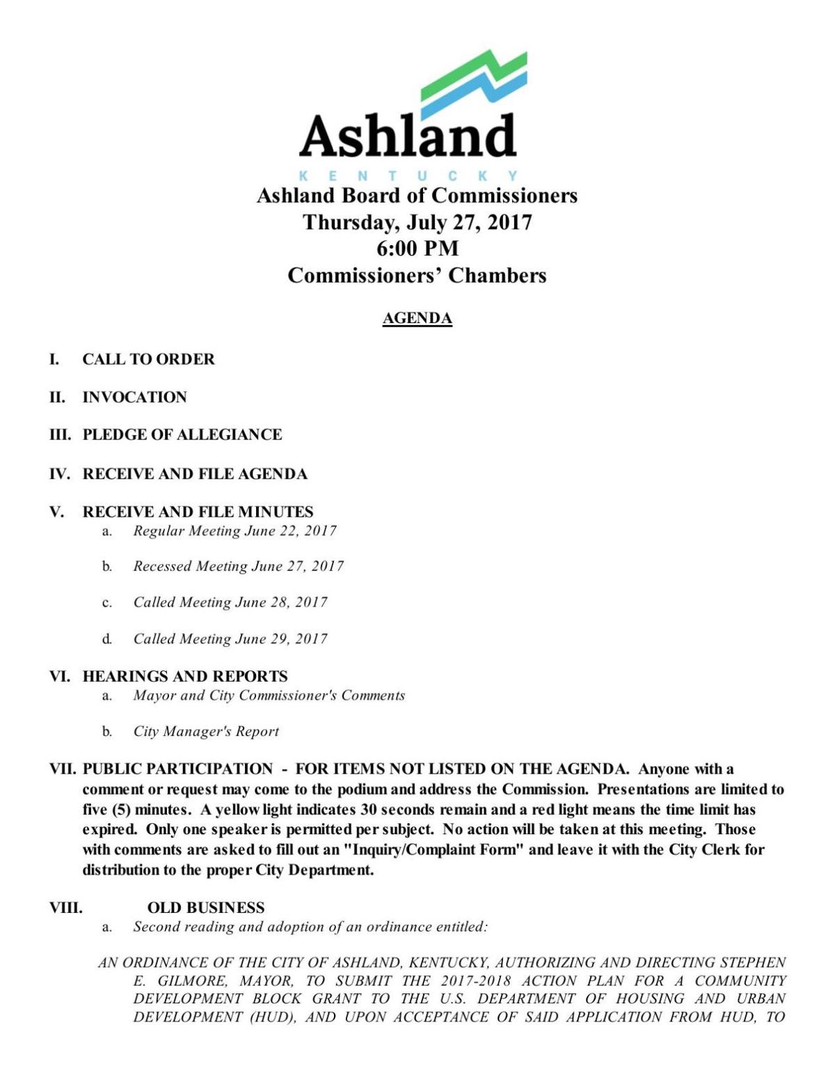 Possible Pay Increase For Ashland Mayor Commissioners On The Table News Dailyindependent Com