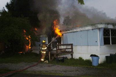 Trailer fire