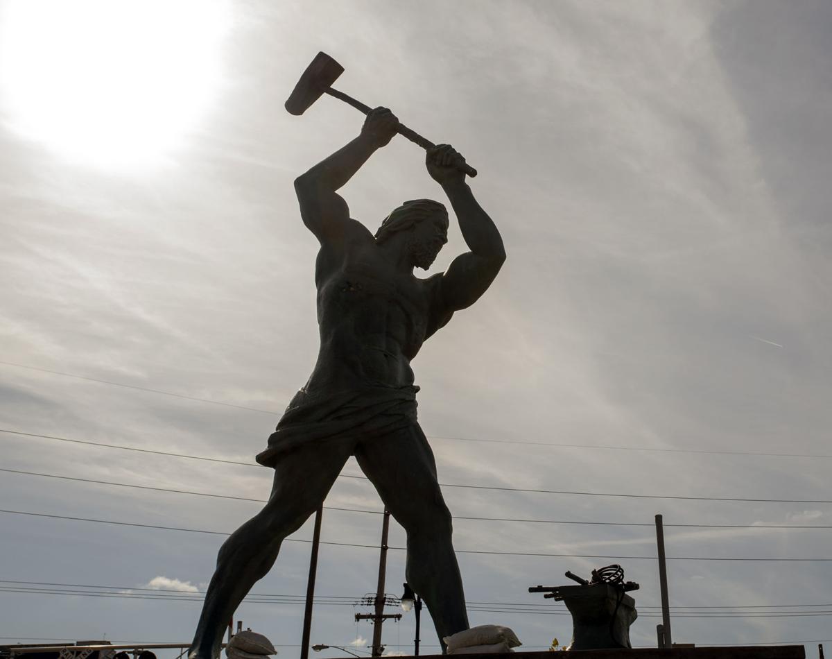 The wait is over Bronze statues going up News