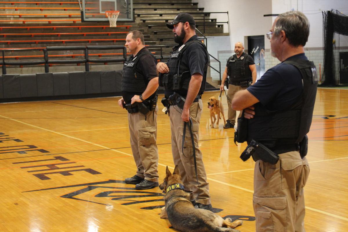 Officers from the Raceland Police Department