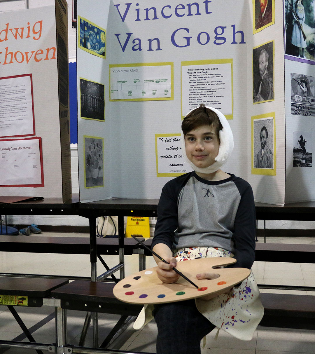 Worthington Elementary School students portray historical figures at Wax  Museum Fair