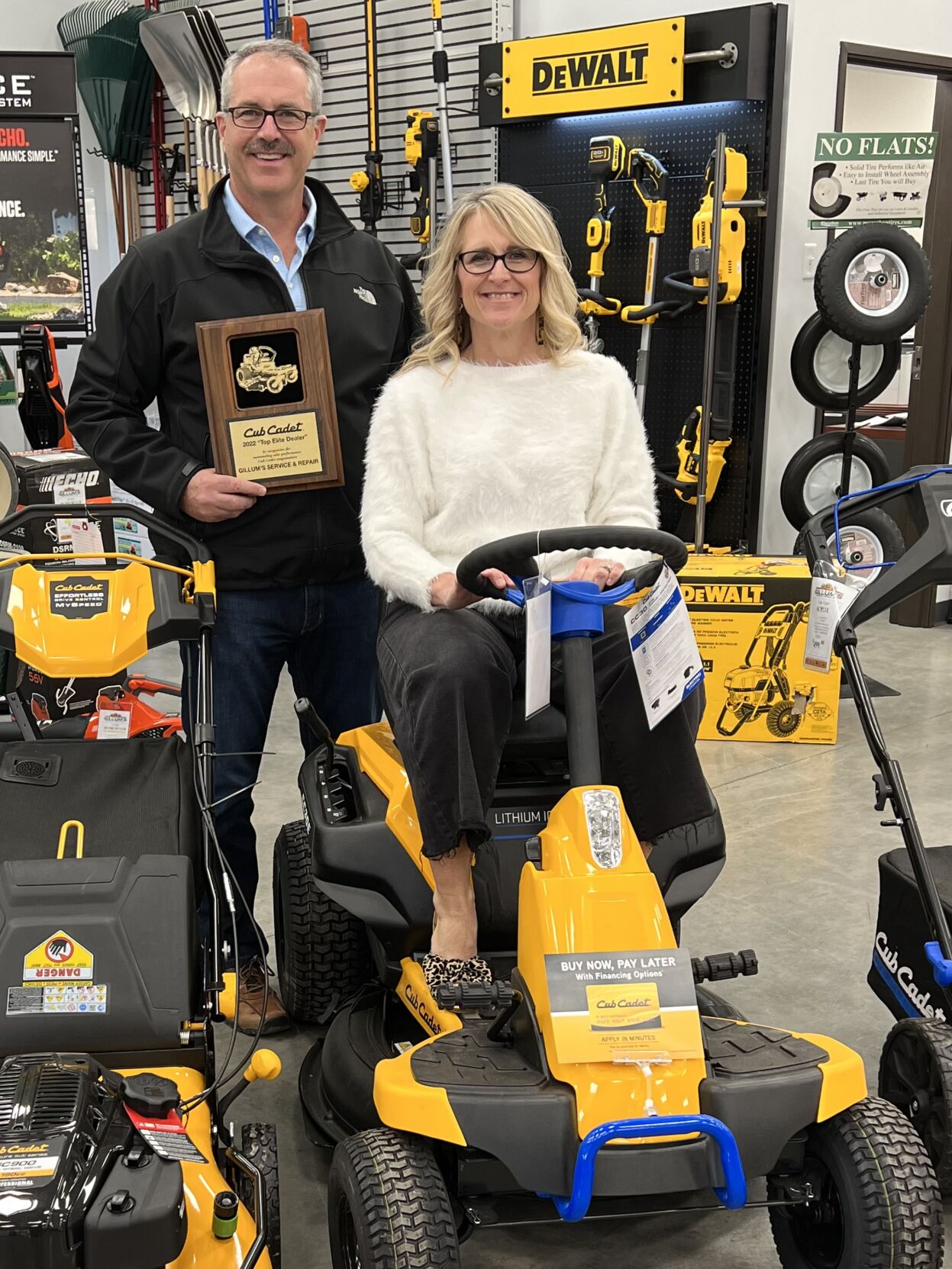 Gillum s recognized as a top Cub Cadet dealer News