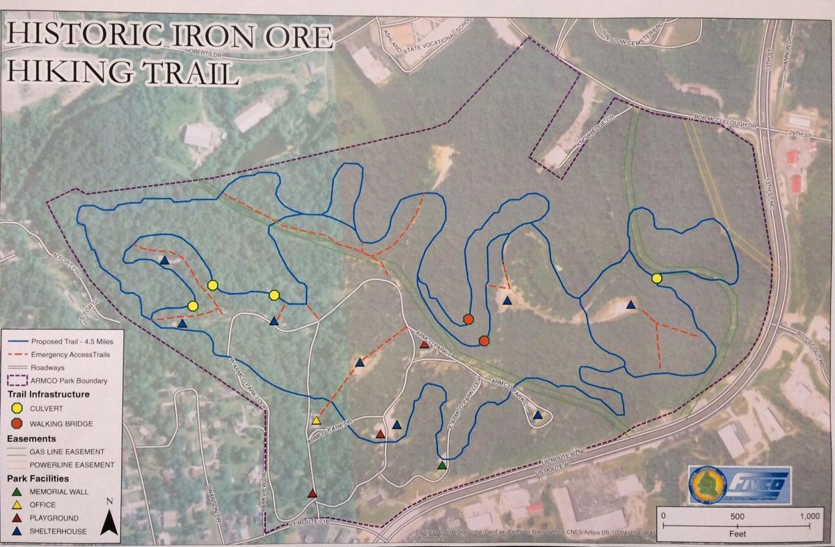 Armco Park hiking trail project on hold News