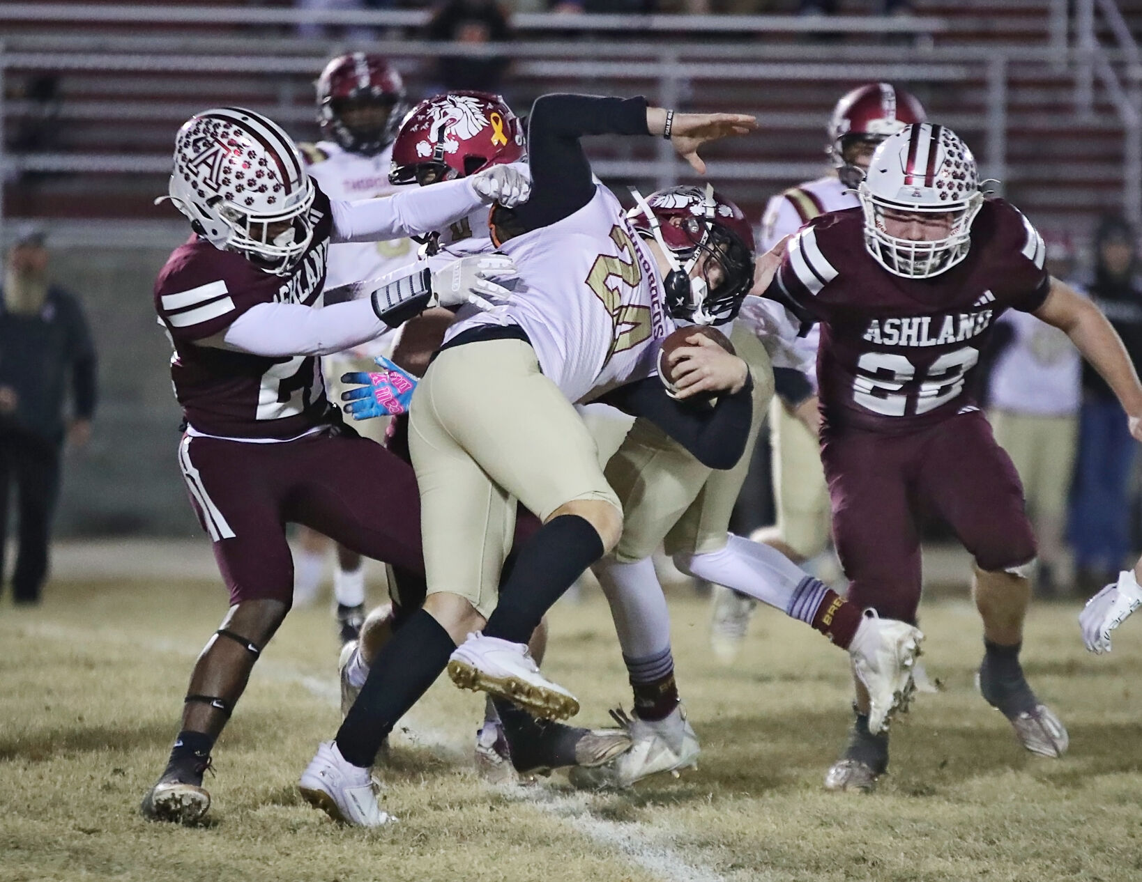 Class 4A playoffs: Tomcats claim 'Thorough' win: Ashland roughs up ...
