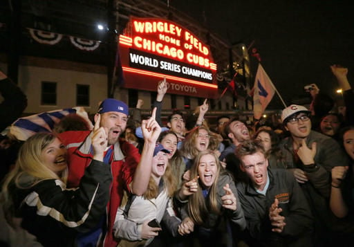 Chicago Cubs: 2016 World Series Champs Wrigleyville Mural