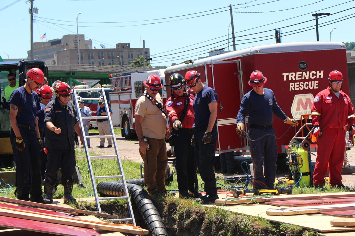Fire departments conduct trench-training rescue | News ...